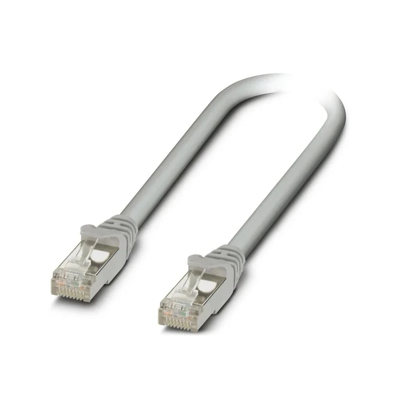 Phoenix Contact Cat5 Ethernet Cable 8 Core Grey 0.5 m S/UTP Screened Round Cable Low Smoke Zero Halogen 