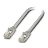 Phoenix Contact Cat5 Ethernet Cable 8 Core Grey 0.5 m S/UTP Screened Round Cable Low Smoke Zero Halogen