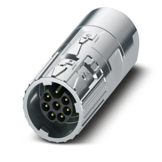 Phoenix Contact Circular Connector, 8 Contacts, Cable Mount, M17 PRO Series, Plug Male, IP67/IP68 Rated, 630V, 14A 1628986
