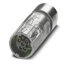 Phoenix Contact Industrial Circular Connector Cable Mount Plug Male 6 Contacts M17 14A 630V IP67 IP68 M17 PRO Series 1628997