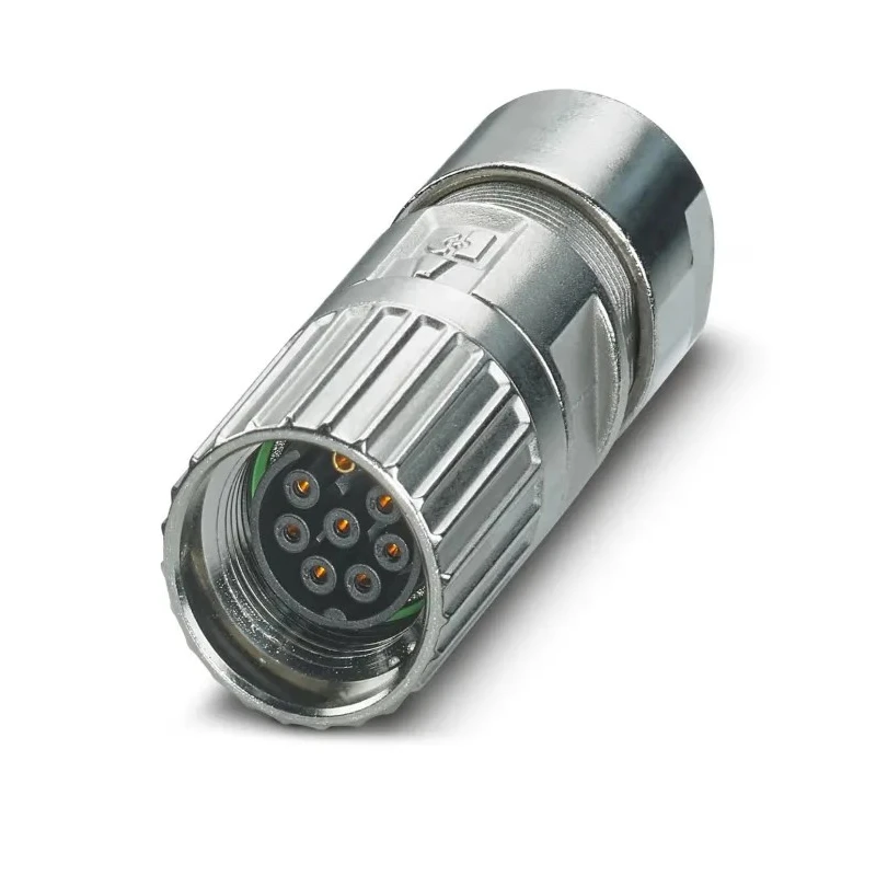 Phoenix Contact Industrial Circular Connector, Cable Mount, 8 Contacts, Socket Female, M17 Size, 14A Current, 630V 1629025