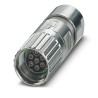 Phoenix Contact Circular Connector, 7 Contacts, Cable Mount, M17 Size, Socket Female, 14A Current, 6kV Voltage, IP67 1629031