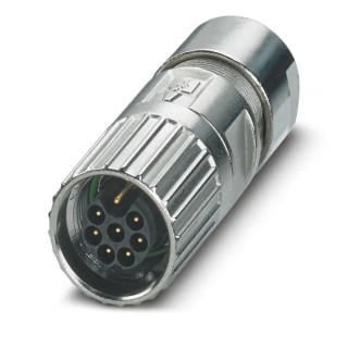 Phoenix Contact Circular Connector, 8 Contacts, Cable Mount, M17 Size, Plug Male, IP67/IP68 Rated, 14A Current, 6kV 1629026