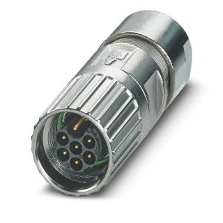 Phoenix Contact Circular Connector, 7 Contacts, Cable Mount, M17 Size, Plug Male, IP67 IP68 Rated, 14A Current, 630V 1629032