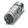Phoenix Contact Circular Connector, 7 Contacts, Cable Mount, M17 Size, Plug Male, IP67 IP68 Rated, 14A Current, 630V 1629032