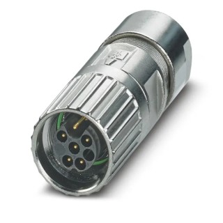 Phoenix Contact Circular Connector Cable Plug Male M17, 6 Contacts, IP67, IP68, 14A, 630V, M17 PRO Series 1629038