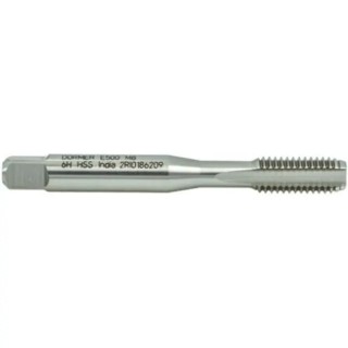 Dormer M8 Metric Standard Threading Machine Tap, Straight Flute, High Speed Steel, ISO 529 E500M8NO3