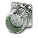 Phoenix Contact Circular Connector M23 PRO Series Front Mount Socket Female 9 Contacts 20A 300V IP67 1629091