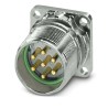Phoenix Contact Circular Connector, Front Mount, 7 Contacts, Male Plug, IP67, 20A, 300V, Gadolinium Zinc Alloy 1629092