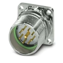 Phoenix Contact Circular Connector, 9 Contacts, Front Mount, M23 Size, Plug Male, IP67, Crimp Termination, 300V 1629090