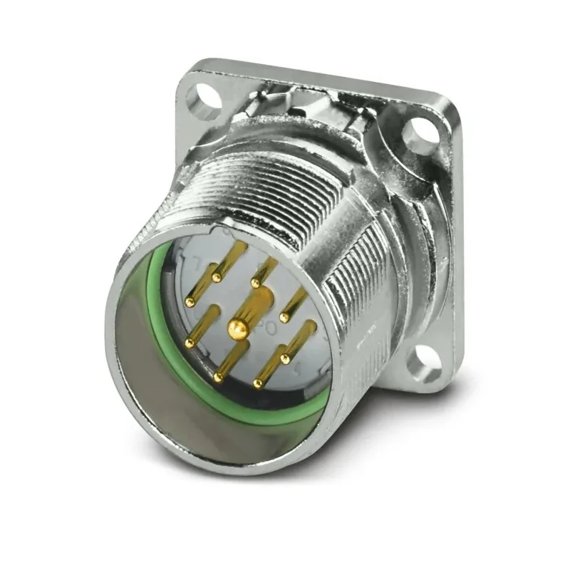 Phoenix Contact Circular Connector, 9 Contacts, Front Mount, M23 Size, Plug Male, IP67, Crimp Termination, 300V 1629090