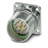 Phoenix Contact Circular Connector, 9 Contacts, Front Mount, M23 Size, Plug Male, IP67, Crimp Termination, 300V 1629090