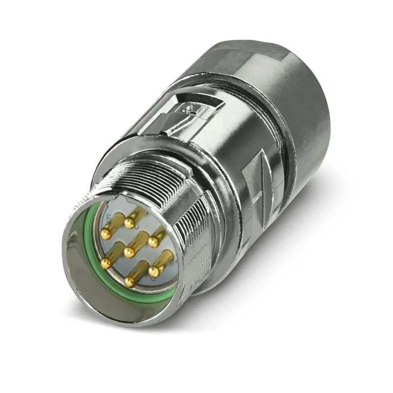 Phoenix Contact Circular Connector 7 Contacts Cable Mount M23 PRO Series Plug Male IP66 IP68 20A 300V 1629129