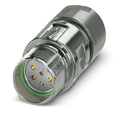 Phoenix Contact Circular Connector, 6 Contacts, Cable Mount, M23 Socket Female, IP66 IP68, 20A 300V M23 PRO Series 1629139