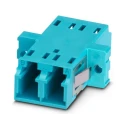 Phoenix Contact Fibre Optic Adapter LC Connector, 50/125 μm, 0.2dB Insertion Loss, Plastic Housing 1208070