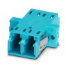 Phoenix Contact Fibre Optic Adapter LC Connector, 50/125 μm, 0.2dB Insertion Loss, Plastic Housing 1208070