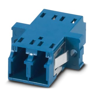Phoenix Contact Fibre Optic Adapter LC Connector, 125 μm Fibre Size, 0.2dB Insertion Loss 1208073