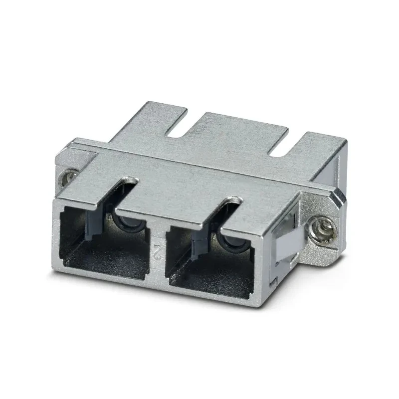 Phoenix Contact SC Multimode Fibre Optic Adapter 50/125 μm, 0.2dB Insertion Loss, Metal Housing, 34.7x27.4x9.4mm 1208083