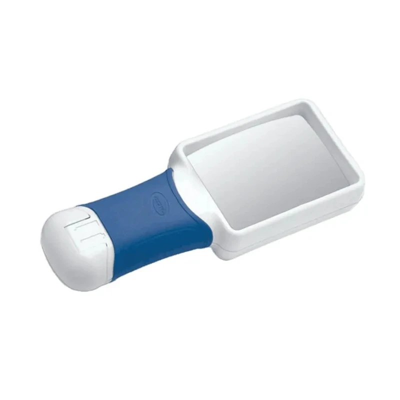 Coil Illuminated Handheld Magnifier with 3x Magnification, Battery Operated, CE Certified 8273