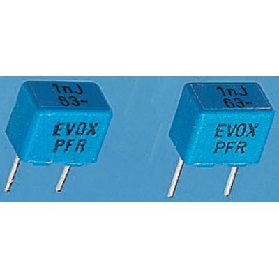 KEMET PFR510 Film Capacitor 2.2 nF ±5% 63 V DC 40 V AC Through Hole PFR510