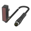 BALLUFF Diffuse Photoelectric Barrel Sensor, 150 mm Detection Range, PNP Output, IP67 ABS Housing BOS0234