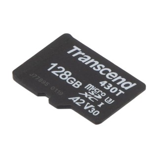 Transcend 128 GB MicroSDXC Memory Card U3 Speed Class A2 TS128GUSD430T