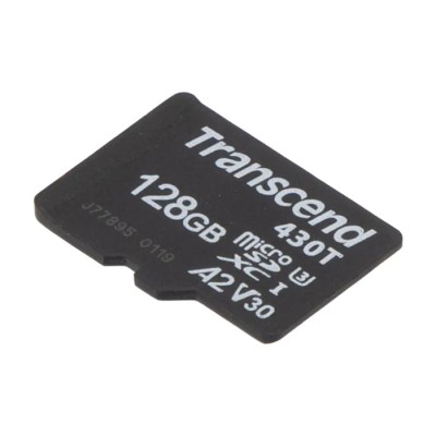 Transcend 128 GB MicroSDXC Memory Card U3 Speed Class A2 TS128GUSD430T