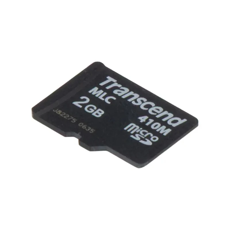 Transcend 2 GB Industrial Grade MicroSD, SDHC Memory Card, Class 10 UHS-I TS2GUSD410M