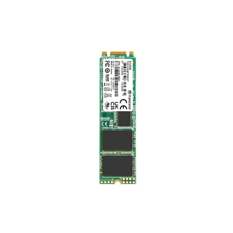 Transcend Industrial Grade M.2 512 GB Internal SSD SATA III TLC NAND - MTS952T-I