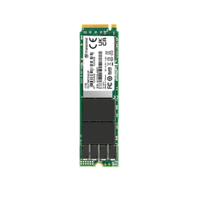Transcend M.2 Internal SSD 512 GB PCIe Gen 3.0 x4 NVMe TLC NAND Industrial Grade - MTE662P-I