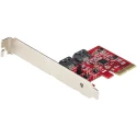 StarTech.com Hard Drive Mounting Kit SATA PCIe x2 Interface 175 x 142 x 30 mm 2 Ports 2P6GR-PCIE-SATA-CARD