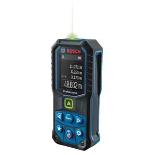 Bosch Laser Measure Digital 0.05 to 50 m Range Green Laser Class 2 with 1.5 mm Accuracy IP65 0601072V00