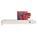 StarTech.com PCIe SATA Card 2 Drive Support 3 x 0.7 x 4.8 in, PCIe x1 Interface 2P6G-PCIE-SATA-CARD