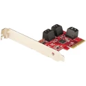 StarTech.com Hard Drive Mounting Kit PCIe SATA Controller Card 6 Ports 3.2 x 2.1 x 0.7 in 6P6G-PCIE-SATA-CARD