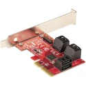 StarTech.com Hard Drive Mounting Kit PCIe SATA Controller Card 6 Ports 3.2 x 2.1 x 0.7 in 6P6G-PCIE-SATA-CARD