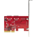 StarTech.com Hard Drive Mounting Kit PCIe SATA Controller Card 6 Ports 3.2 x 2.1 x 0.7 in 6P6G-PCIE-SATA-CARD
