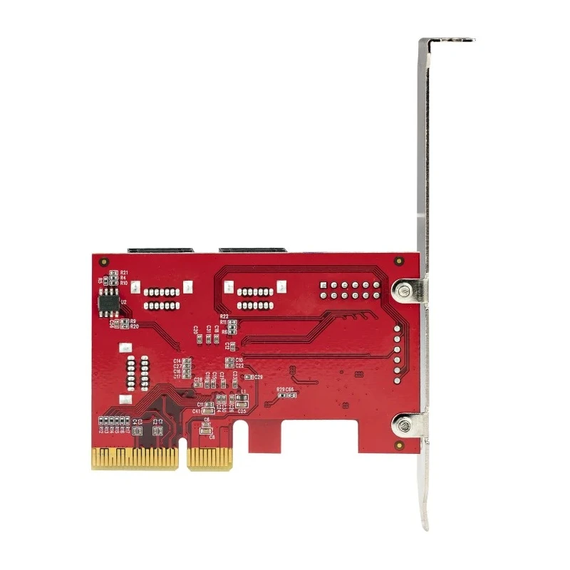 StarTech.com Hard Drive Mounting Kit PCIe SATA Controller Card 6 Ports 3.2 x 2.1 x 0.7 in 6P6G-PCIE-SATA-CARD