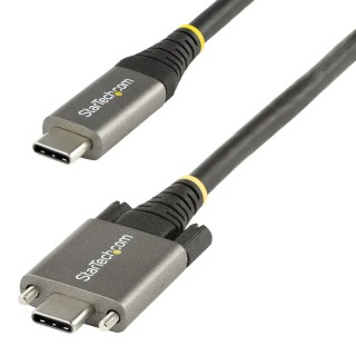 StarTech.com USB 3.1 Male USB 3.2 Type C to Male USB 3.2 Type C Cable Black 1m USB31CCSLKV1M