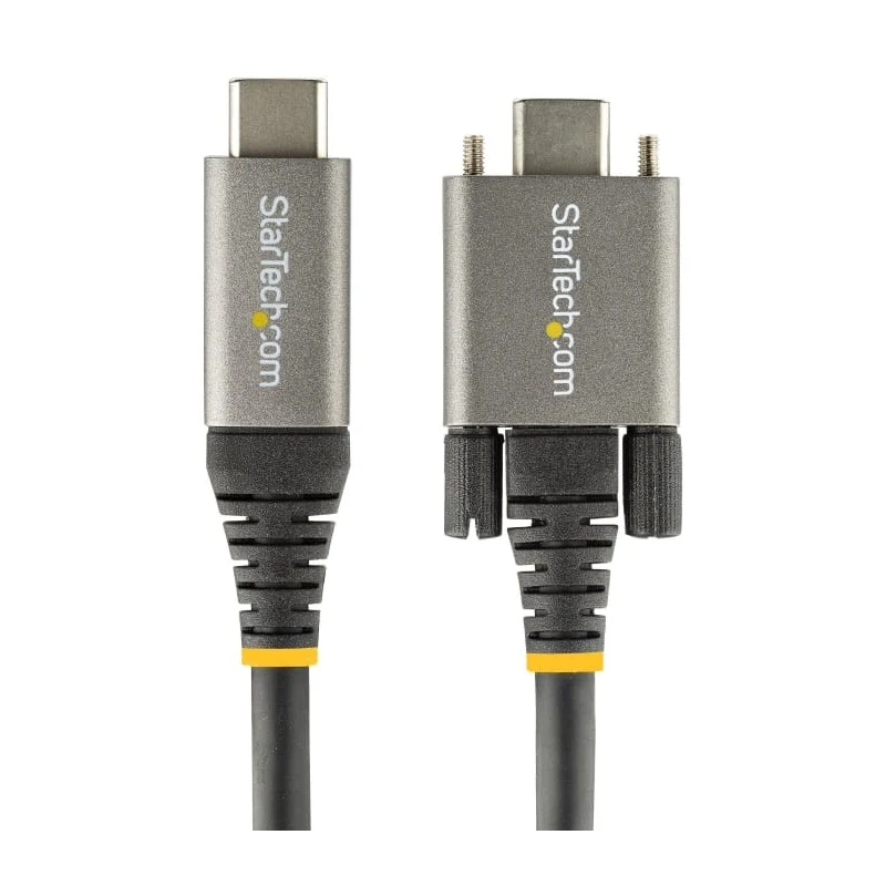StarTech.com USB 3.1 Male USB 3.2 Type C to Male USB 3.2 Type C Cable Black 1m USB31CCSLKV1M