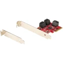 StarTech.com Hard Drive Mounting Kit PCIe SATA Controller Card 6 Ports 3.2 x 2.1 x 0.7 in 6P6G-PCIE-SATA-CARD