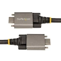StarTech.com USB 3.1 Male USB 3.2 Type C to Male USB 3.2 Type C Cable Black 1m USB31CCSLKV1M