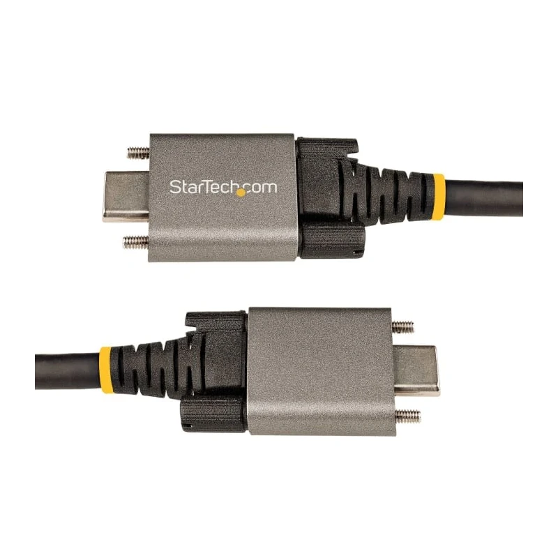 StarTech.com USB 3.1 Male USB 3.2 Type C to Male USB 3.2 Type C Cable Black 1m USB31CCSLKV1M