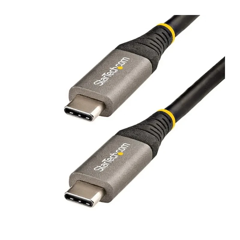 StarTech.com USB Cable 2m Length USB 3.2 Male USB Type C to Male USB Type C Black Thermoplastic Elastomer Jacket USB315CCV2M