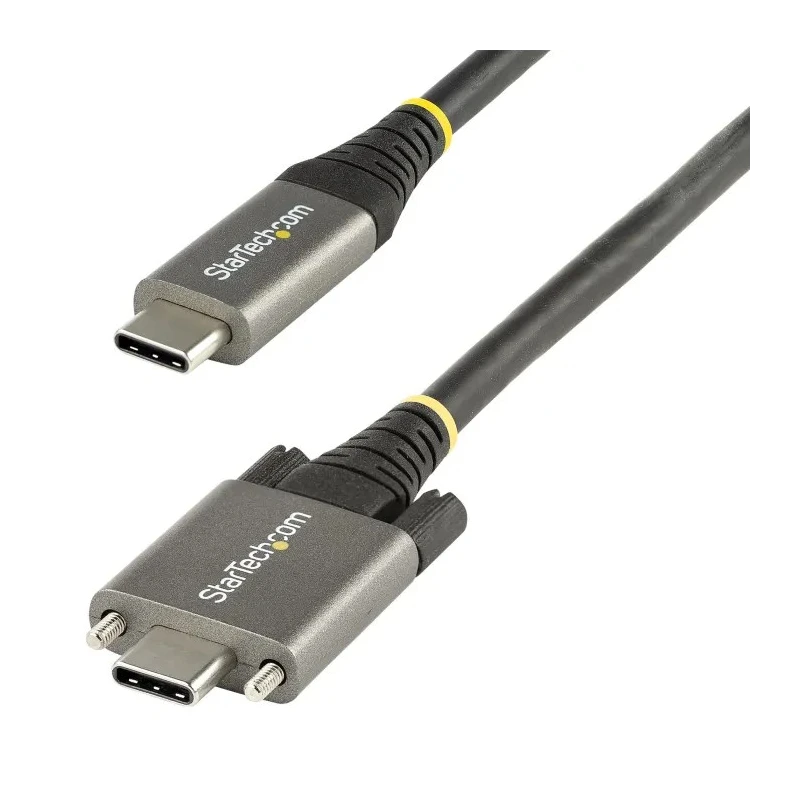 StarTech.com USB 3.1 Male USB 3.2 Type C to Male USB 3.2 Type C Black 500 mm USB31CCSLKV50CM