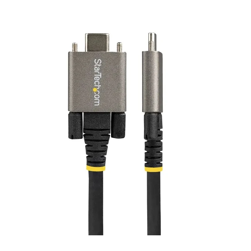 StarTech.com USB 3.1 Male USB 3.2 Type C to Male USB 3.2 Type C Black 500 mm USB31CCSLKV50CM