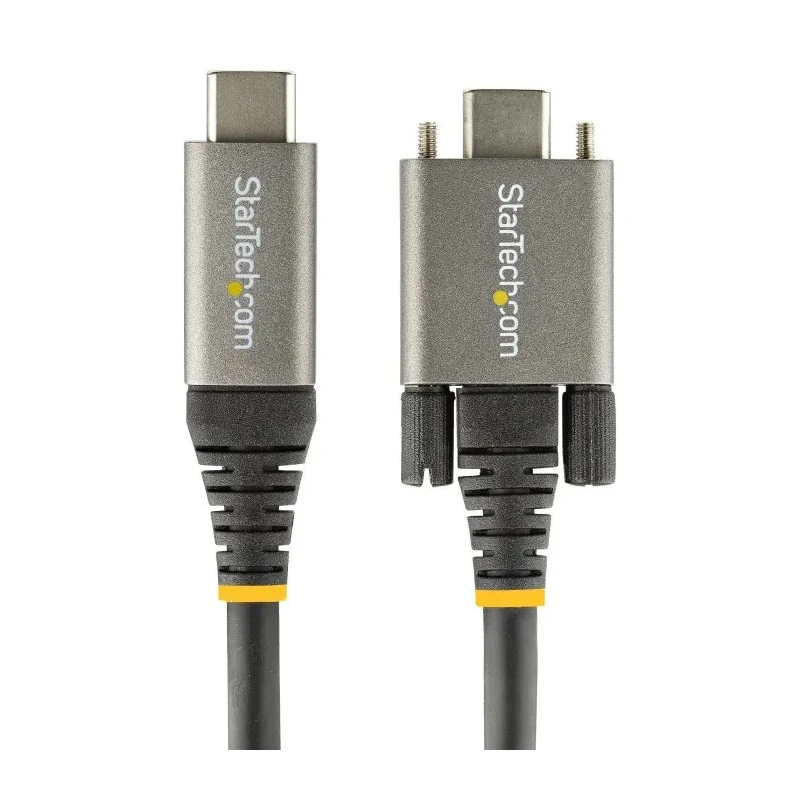 StarTech.com USB 3.1 Male USB 3.2 Type C to Male USB 3.2 Type C Black 500 mm USB31CCSLKV50CM