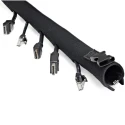 StarTech.com 1 m Black Neoprene Cable Cover, 30 mm Inside Diameter WKSTNCMZP