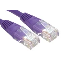 RS PRO Cat6 Ethernet Cable 2 m PVC Jacket Purple RJ45 Male to RJ45 Male 80V 240-6312
