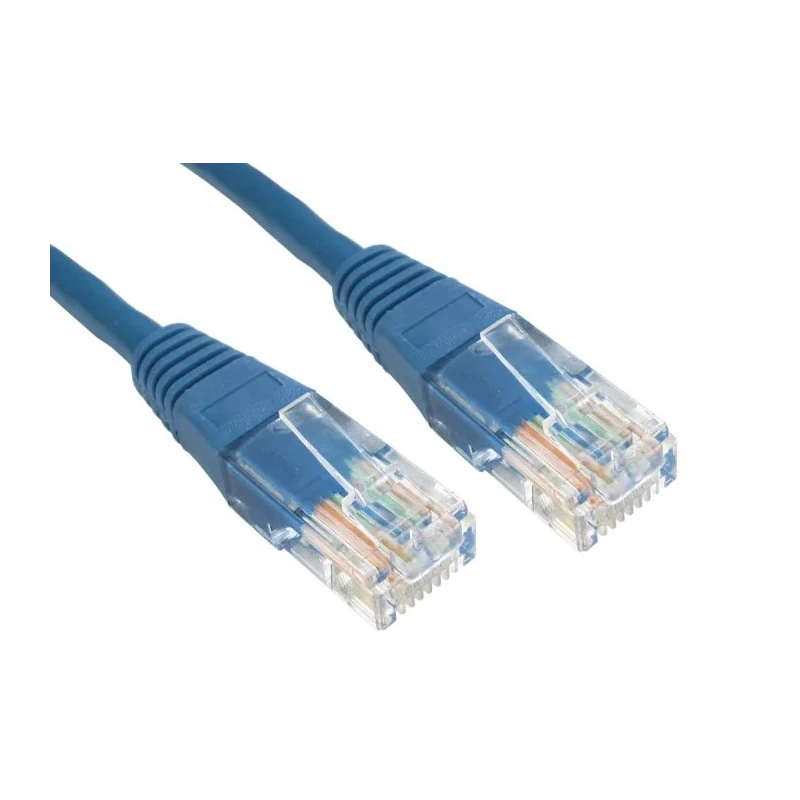 RS PRO Cat6 Ethernet Cable 3 m Blue RJ45 Male to RJ45 Male U/UTP PVC Jacket 80V 240-6317