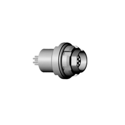 RS PRO Circular Connector, 1 Contact, Panel Mount, M9 Connector, Socket, Female, IP68, 6A, Chrome Plated Brass 240-6413